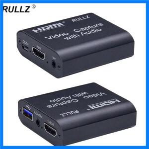 4K HDMI To USB 2.0 비디오 캡처 카드 루프 출력 마이크 IN 1080P 게임 녹화 상자 노트북 PC 라이브 스트리