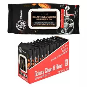 (카핫템) 이선생 갤럭시클린앤샤인 세정광택코팅 티슈 30매X12개 신차 감성 그대로세차 차량용