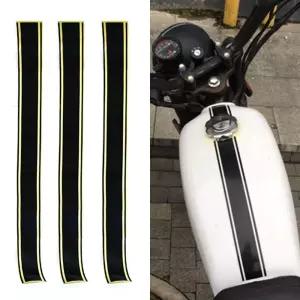 오토바이 유광스티커 블랙 리플렉터스티커 안전반사스티커