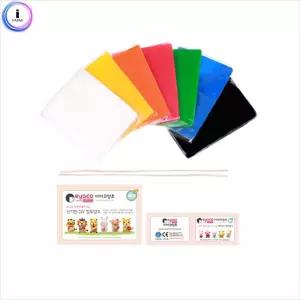 양초 점토 7장 세트 시트 공예 컬러클레이 찰흙놀이 공작 색클레이