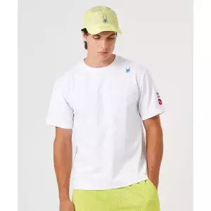 매장정품 SPYDER 스파이더 듀오테크 남성 와펜 반팔 티셔츠 SPKMCNRS307MWHT 1193447