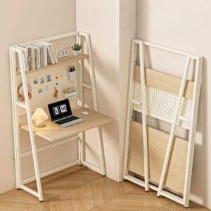 폴딩 책상 접이식 입식 좌식식탁 침실 침대책상 식탁 테이블 우드 철제 테이블 침대위