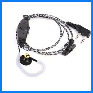 Kenwood KPG Baofeng용 다기능 이어폰, 2 핀 헤드폰, 워키토키 헤드셋 액세서리