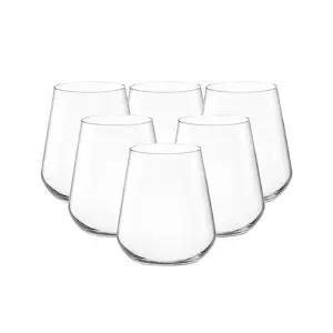 보르미올리 우노글라스 유리잔 340ml 6P 유리잔 유리컵 물병 술잔 글라스