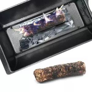 락큰 롱파이어 압축톱밥 장작 바베큐용 간편 숯불취사연료 용품 연료 불피우기 바베큐불