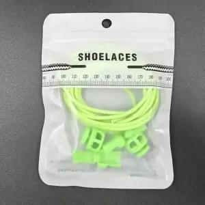 간편 원터치 탄성 신발끈 노매듭 온동화 끈 형광