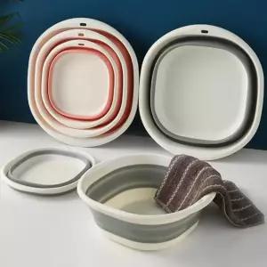 다용도 접이식 바가지 대형 플라스틱 대야 다용도바가지 접이식바가지