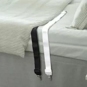 침대패드 고정밴드 시트고정 집게 밴드 중형 4개 밀림방지 이불고정
