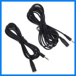 2.5mm 연장 케이블 3 극 남성-여성 코드 라인 헤드폰 용 aux 와이어 포트가있는 마이크