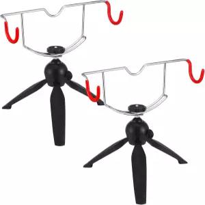 회전팔 얼음 낚싯대 홀더 휴대용 360도 조절 가능한 지지 접이식 텔레스코픽 삼성호환각대 브래킷 금속