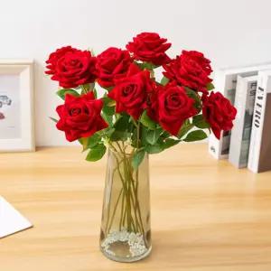 로즈 장미 한송이 납골당 꽃다발 산소 성묘 조화 장미조화 장미조화꽃