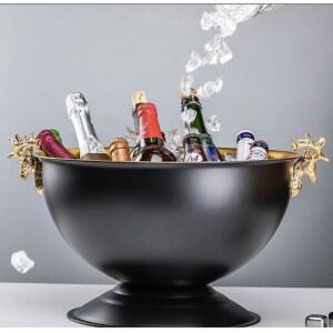 스테인레스 와인칠링 얼음 쿨러 실버 샴페인 맥주