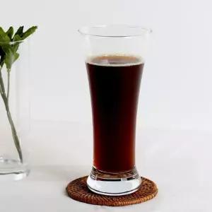 모던 홈카페 나팔 글라스컵 350ml 6개 1세트 유리컵 유리컵세트 홈카페유리컵