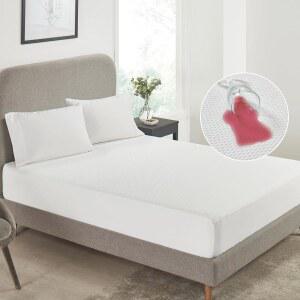 캘리포니아 디자인 덴 프리미엄 방수 매트리스 프로텍터 트윈 XL 사이즈 침대 - 부드럽고, 냉각, 무소음, 세탁기 사용 가능, 8-20인치 깊은 포켓이 있는 맞춤 커버