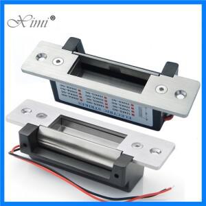 ANSI 표준 헤비 듀티 전기 스트라이크 잠금 장치 1000kg 유지력 유리 도어 전원 해제/잠금 조절 가능