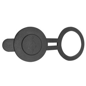 듀얼 USB 차량용 바이크 오토바이 충전기 소켓용 교체 방수 커버 30mm 직경