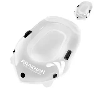 sh) 아동 보트 물놀이 클리어 펜션 보트튜브 투명 바다 손잡이 양쪽 에어 수영 계곡