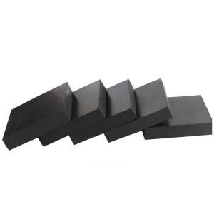 내마모성 소음 감소 절연 하드 블록 패드 쿠션 사각 50x50 고무 블랙 플레이트