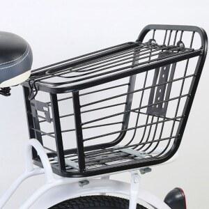 자전거 뒤바구니 철제 뒷바구니 수납 걸이식 베이직 짐칸 리어랙 시장바구니 와이어 세트