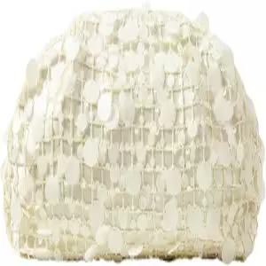 QWINEE 여성용 PU 만두 직조 노 가죽 우아한 인조 핸드백 클러치백 스트랩 클러치 이브닝 백