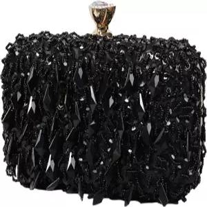 로맨틱 디자인 이브닝 칵테일 비즈 자수 결혼식 블링 백 패션 파티 여성 세퀸 지갑 클러치