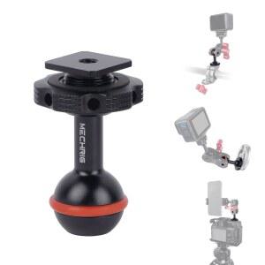 카메라 매직 암용 20mm 볼 헤드 슈 촬영(62008 / 라이딩 핸들 링이 퀵 어댑터, 리그용 CNC 장착된 DSLR 짐벌 핫 마운트 릴리스 헤드) 알루미늄 미끄럼 합금 방지