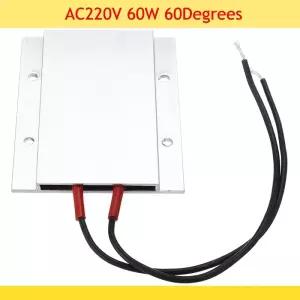세라믹 알루미늄 히터 PTC 가열 플레이트 쉘 서미스터 60 도 80 100 120/150 220V 77*62mm