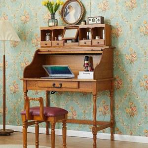 북유럽 뷰로 엔틱 데스크 모양 촬영 화장대 코너 송민호책상 선반 수납화장대 스툴 현관앞