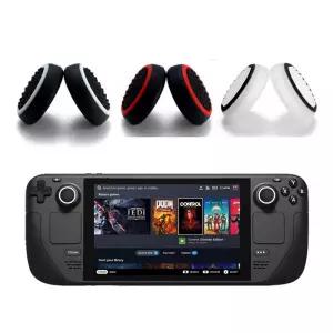 실리콘 소프트 엄지 스틱 그립 캡 조이스틱 커버 보호대 스팀 데크/Oled For ASUS ROG Ally X 게임 콘솔 썸