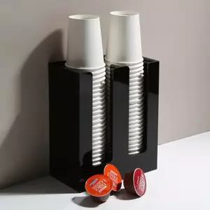 탕비실 오피스 카페 종이컵 정리보관 2열심플디스펜서 커피 카페 오피스