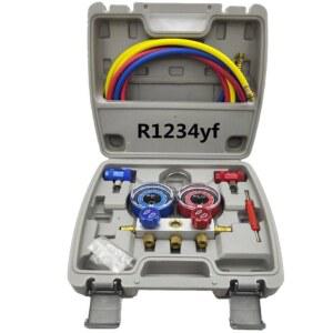 자동차 에어컨 불소 게 측정 보수 더블미터 보관 550S R134A 전자