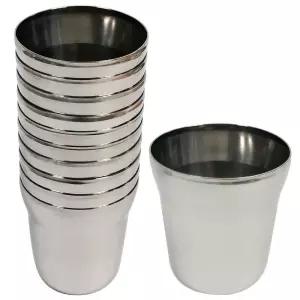 국내생산 스텐물컵10P 스텐컵 식당 병원 업소용 급식 식당컵 급식소