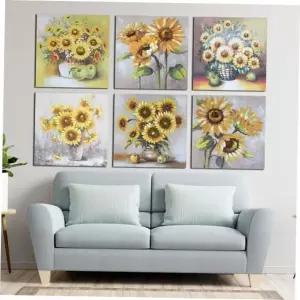 풍수에좋은그림 해바라기 액자 모음 풍수그림 거실 유화