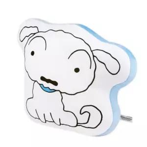 침대등쿠션 짱구 라인프린트 쿠션 흰둥이1 애착인형 캐릭터