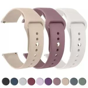 삼성 갤럭시 워치 스트랩 클래식 실리콘 팔찌 화웨이 GT 4-2-2e-3-3 프로 41mm 46mm 18mm 20mm 22mm 밴드 6