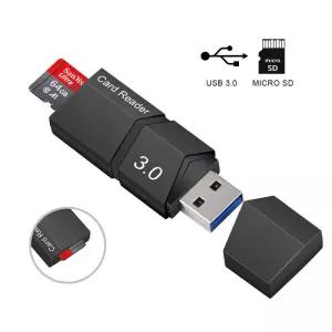 USB 3.0 카드 리더기 TF 마이크로 SD 변환기 Windows/Mac용 스마트 고속 메모리 키트
