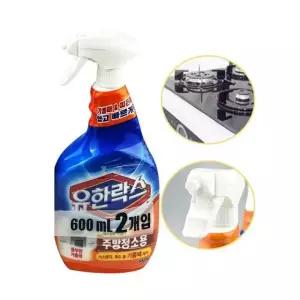 주방청소용 600ml 2p 렌지 후드 기름때 찌든때제거 클리너 주방클리너
