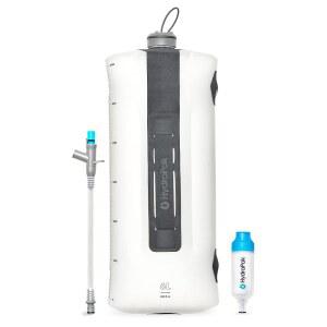 HydraPak Seeker+ - 접이식 물 여과 및 보관 (6L) BPA PVC 프리, 수분 저장 백, 누수 방지, 경량