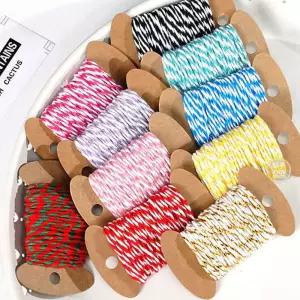 트와인끈 선물포장 라벨 리본 끈 지끈 크리스마스21종 크리스마스포장