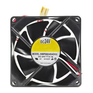 냉각 팬 9WP0824S4D03 DC 24V 0.1A 8cm 8025 80x80x25mm 3선