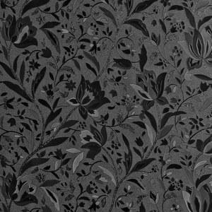 총 암막 창 필름, 100% 빛 차단 유리 도어 필름 에칭 튤립, 방 부착, 없음/열 조절 없음/낮잠을 위한 자외선 차단, 높은 프라이버시, 17.5인치 x 78.7인치.