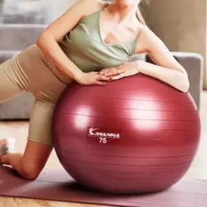 짐볼 루비 와인 75cm 임산부 균형 운동 스트레칭