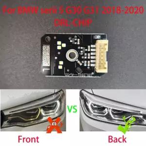 BMW 5 시리즈 G30 G31G38 2018-2020 용 백색광 자동차 LED 헤드 라이트 DRL 칩 밸러스트 회로 기판 광원