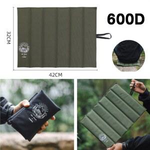 방수 헝겊 좌석 쿠션 패드 접이식 하이킹 매트 캠핑 방습 두꺼운 휴대용 42X32CM 야외용