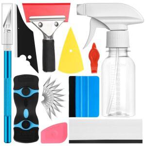 DIYSELF 20PCS 윈도우 틴트 키트, 액세서리가 포함된 전문 장비, DIY 프로젝트용 비닐 랩 도구 초보자를 위한 전체 필름 패키지, 설치용 자동차 키트