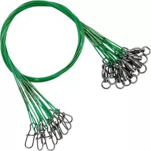 AMY스포츠 와이어 스테인리스 낚시 리더 강철 고강도 담수 소금물 블랙 니켈 유인