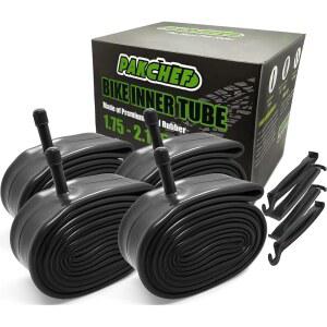 파크셰프 헤비 듀티 바이크 이너 튜브 26 x 1.75 / 1.95 2.10 2.125, 슈레이더 밸브, 로드 MTB 크루저 바이크와 호환되는 두꺼운
