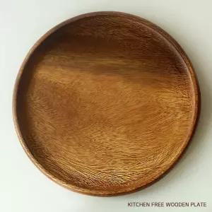 아카시아 원형소반 1호 원목소반 원목쟁반 원목접시 나무접시 나무쟁반