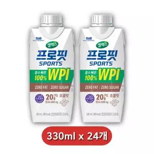 매일유업 셀렉스 프로핏 웨이프로틴 초콜릿, 330ml x 24개