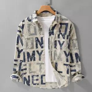 남성셔츠 봄가을 긴팔 셔츠 올매치 캐주얼 루즈핏 패션 주니어 코디 남방 심쿵직구